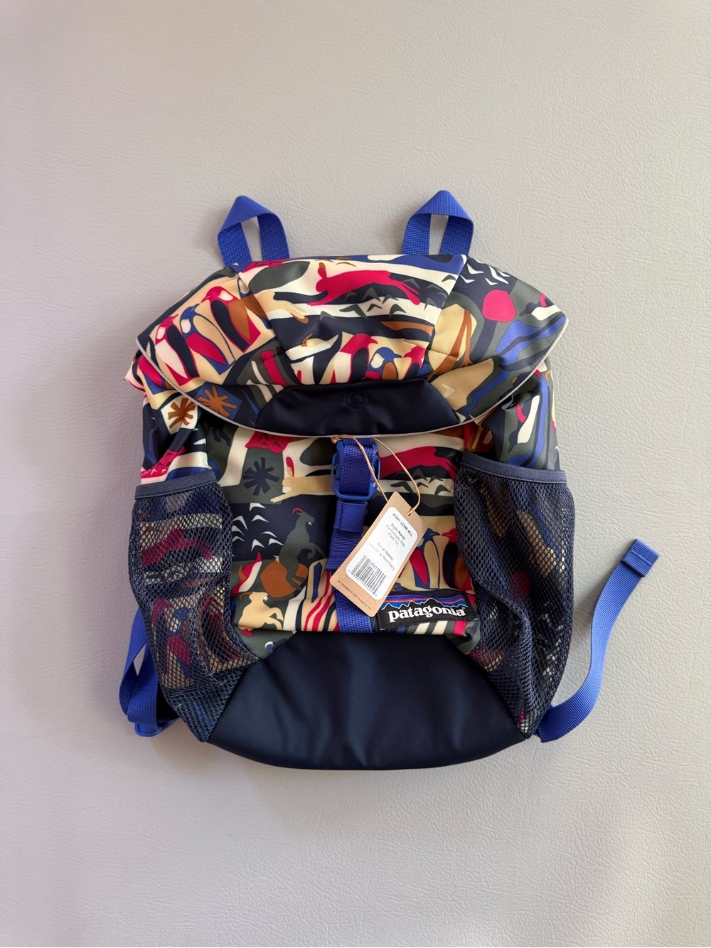 Patagonia Kids Refugito Day Pack Backpack 12L Lets Chat New Navy - New w Tags
